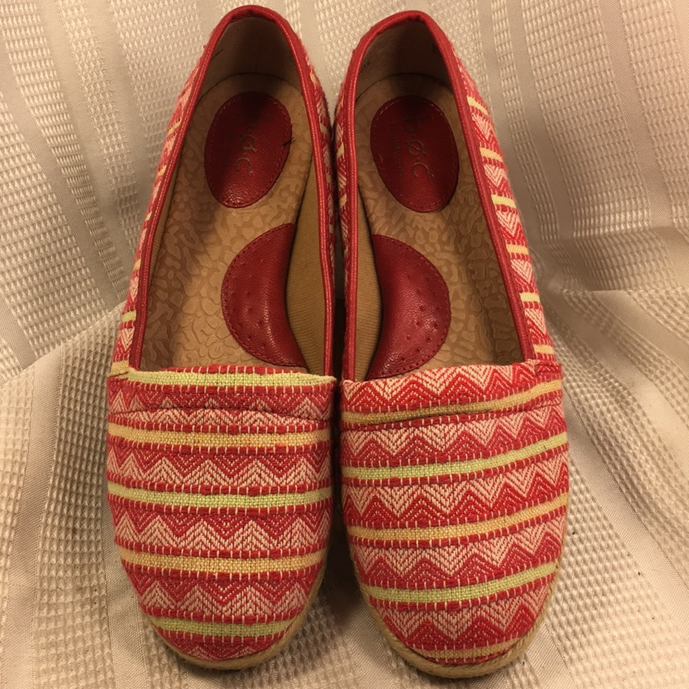 BOC fabric loafers almost new, worn once, EUC